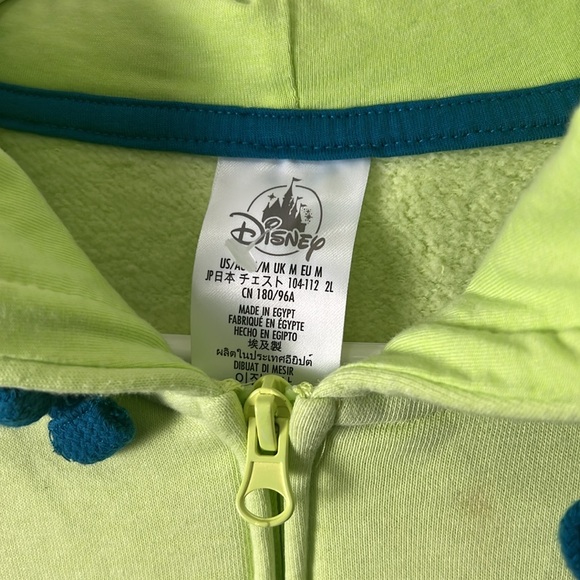 Walt Disney World Neon Zipped Up Hoodie Size Medium - Picture 4 of 15